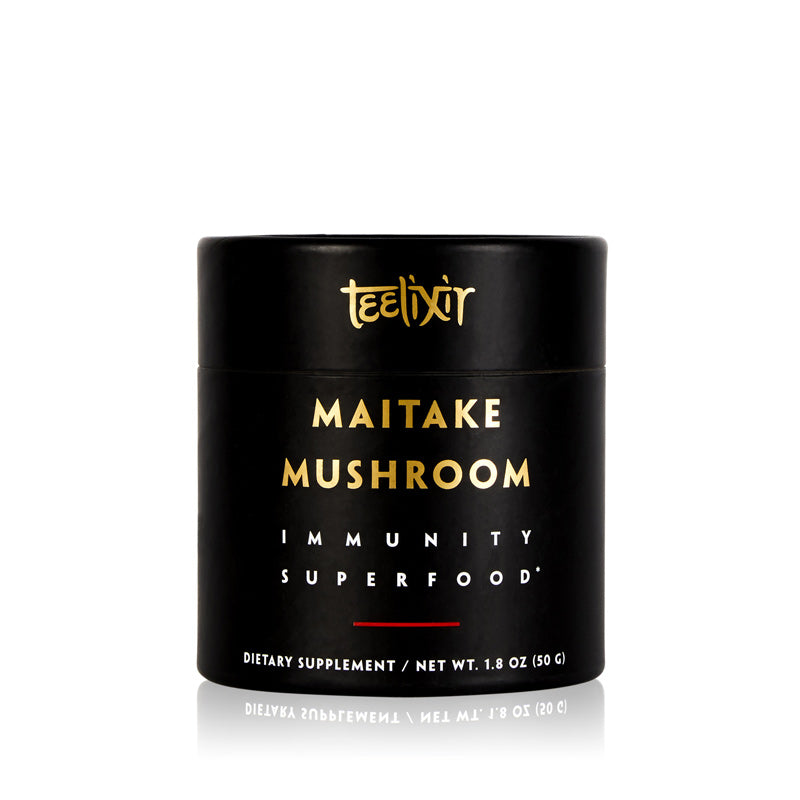 Teelixir Australian Certified Organic Maitake Mushroom Grifola frondosa 10:1 Dual Extract powder - Enhance Boost your immunity reduces stress levels vegan gluten free paleo non GMO